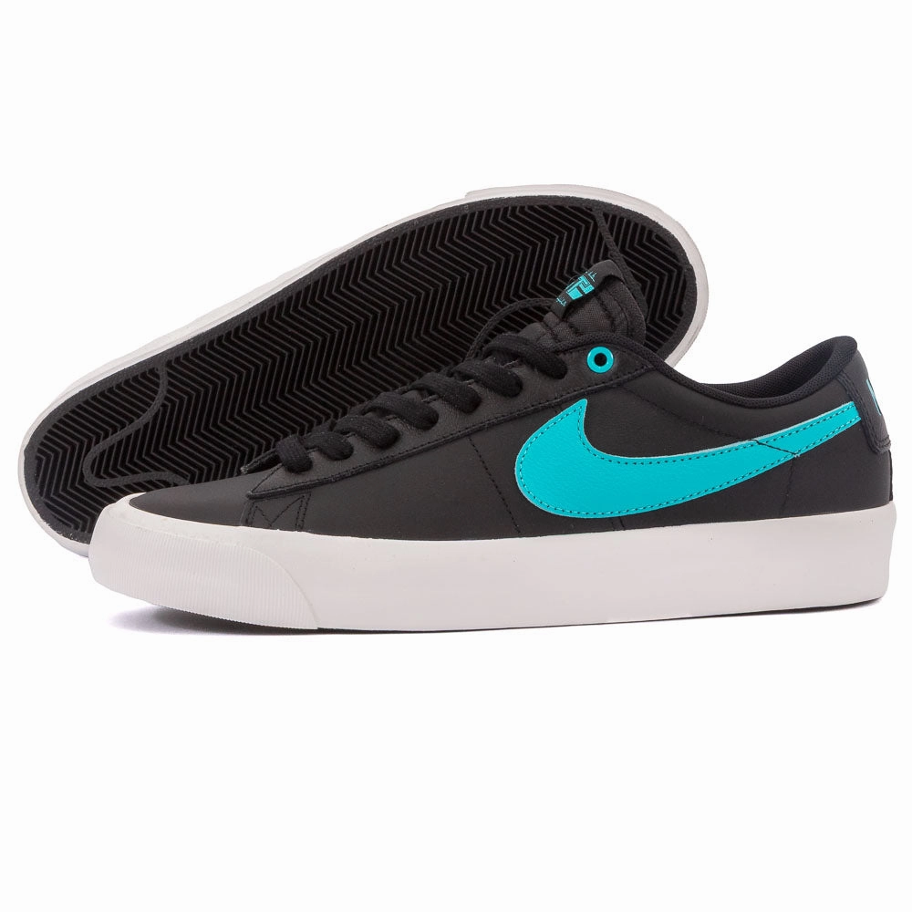 Anti Slip Grip Technology wave - cushion shoes Nike SB - Blazer Low Pro GT (Black/Dusty Cactus)
