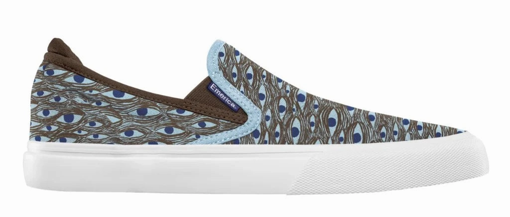 Athletic Use Emerica - Wino G6 Slip-On X Templeton SSD (Brown/Blue)