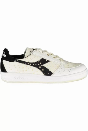 Diadora Elegant  Lace-Up Sneakers with Logo Women's Accent Cushion Sole Thermal Regulating Lining