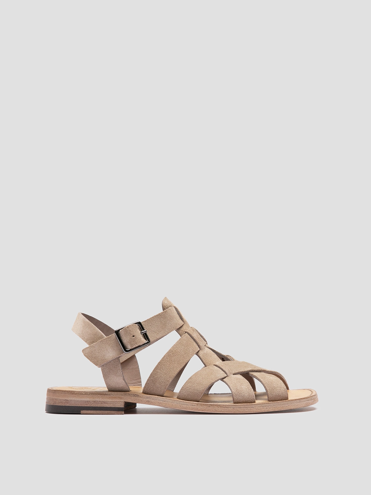 Heel Freedom Moist Safe GANEMA 105 - Beige Suede Sandals