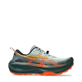 Airy Design Asics Men's Trabuco 4 Sneaker in Cold Moss/Nova Orange