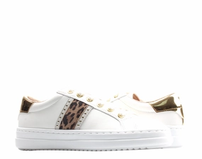 Weekend Wear Geox Pontoise Lace-Up White/Off White Women's Sneakers D04FEG-085BN-C1352