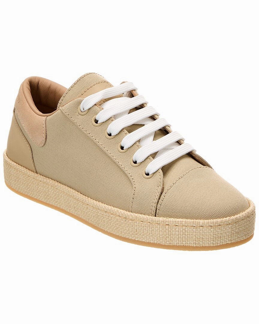 Giuseppe Zanotti GZ/City Canvas & Leather Sneaker Casual cushioning
