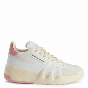 Adaptive cushion Giuseppe Zanotti Talon Logo-Patch Leather Sneakers, Brand Size 35 ( US Size 5 )