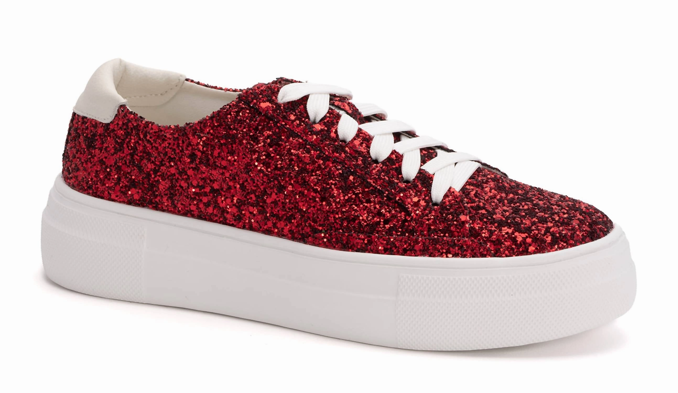 Ultra-soft feel Seismic Pads Glaring Sneaker In Red