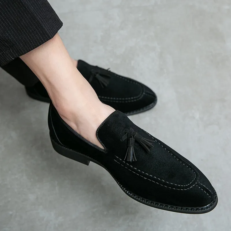 Minimal Appeal Comfort Fit The TT1 - Tassel Leather Loafers For Men