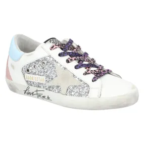 Golden Goose multicolored glitter Superstar TPU Stabilizer Plush Sole