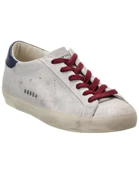 Golden Goose Superstar Glitter Suede Sneaker Non Compressible Midsole Impact Resistant Toe Cap