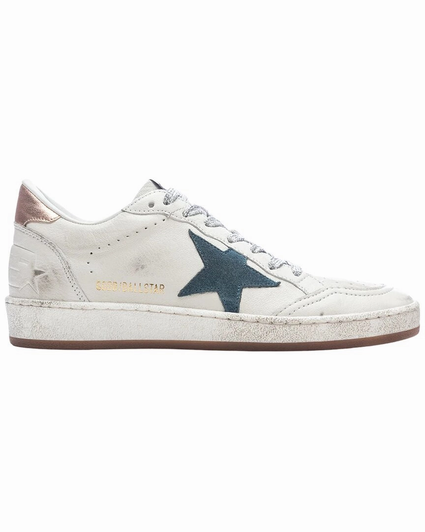 Performance Support Golden Goose Ball-Star Leather Sneaker
