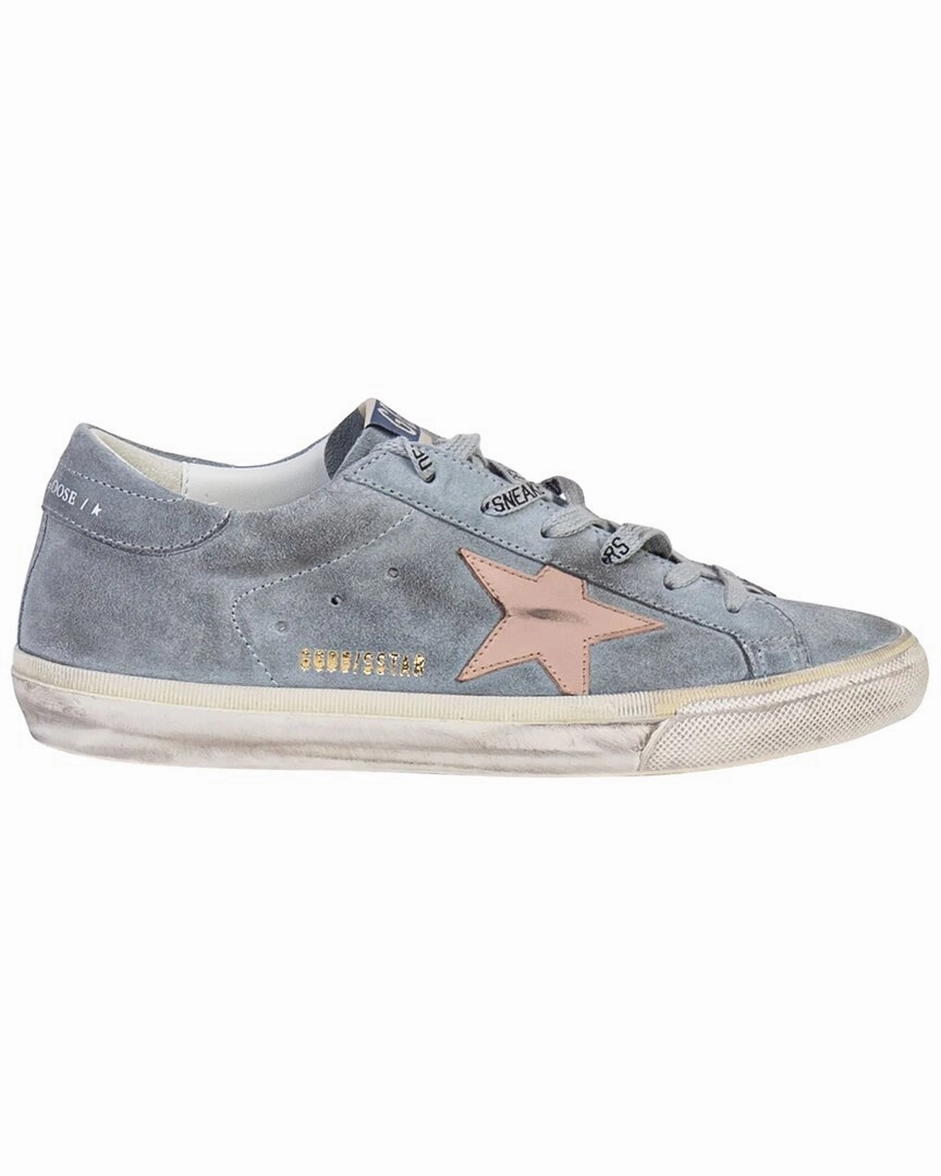 Golden Goose Super-Star Suede Sneaker Compression Balanced Midsole