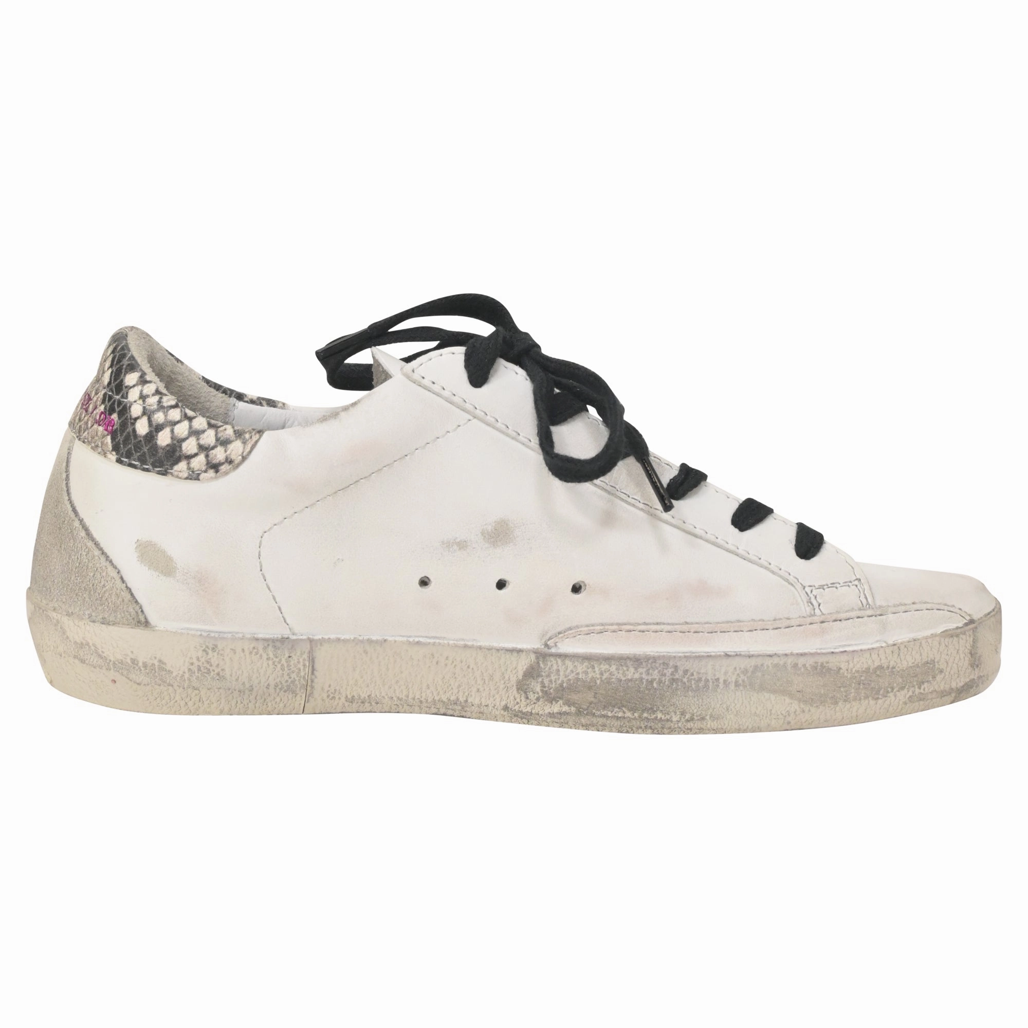 Golden Goose Superstar Low Top Sneakers in White Leather Dynamic Support Frame