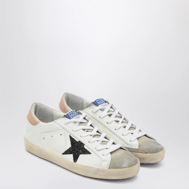 Golden Goose Women's Sneaker Super-Star /pink/ With Glitter Youth Style