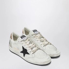 Traction lugs Golden Goose Women's Sneakers Ball Star Withe/ With Glitter