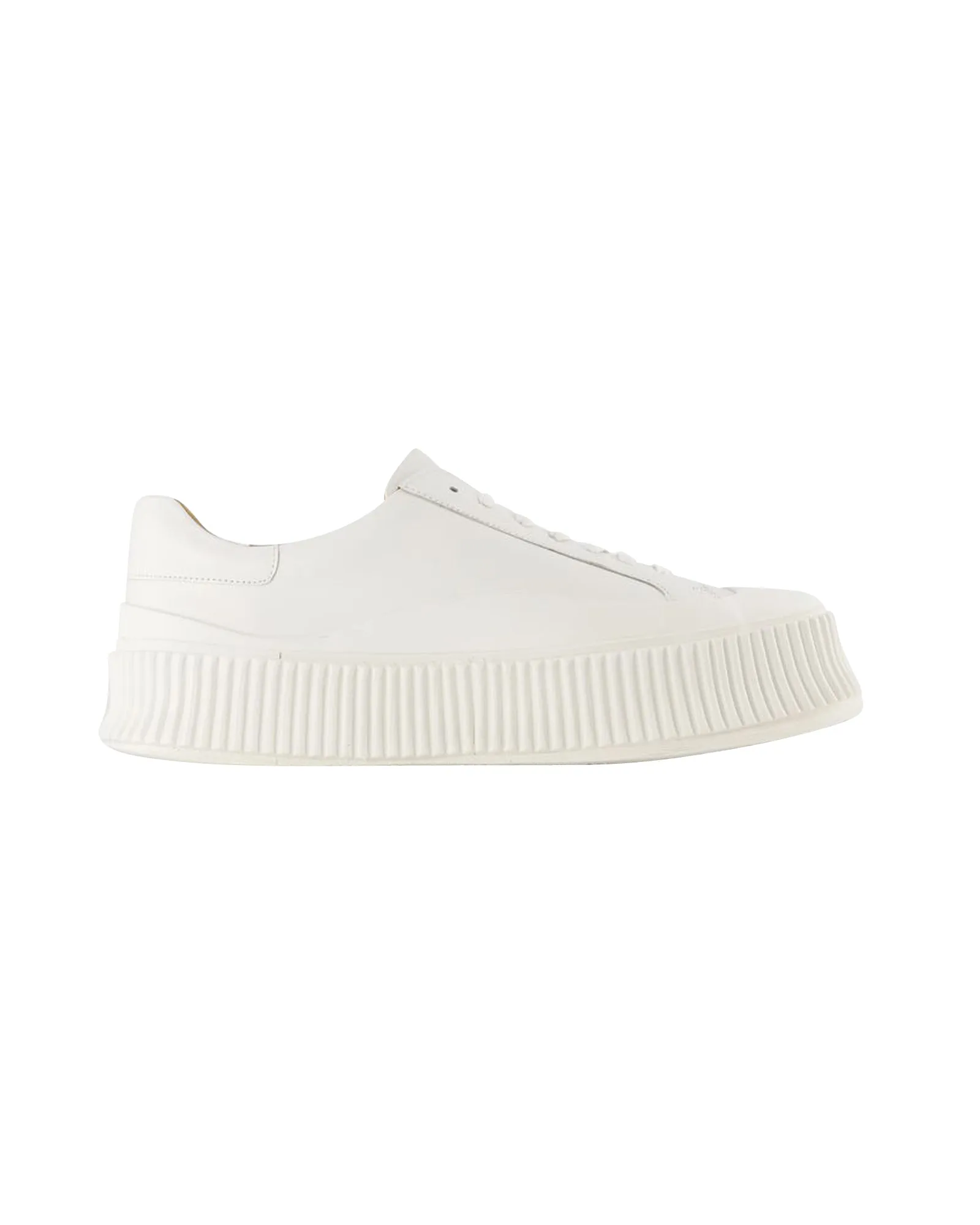 Signature Style Sneakers - Jil Sander - Leather - White