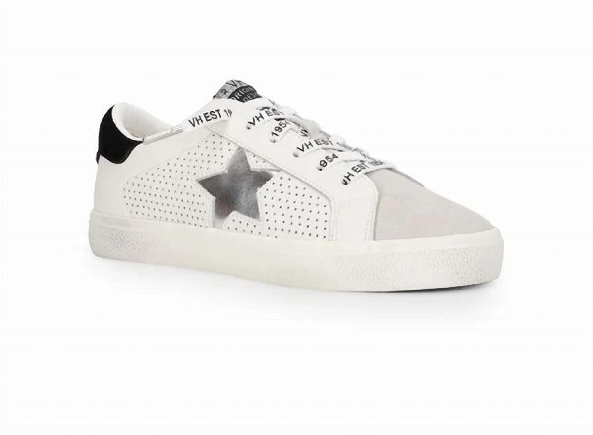 Transit Style Clean Fit Gadol Sneaker In White/grey