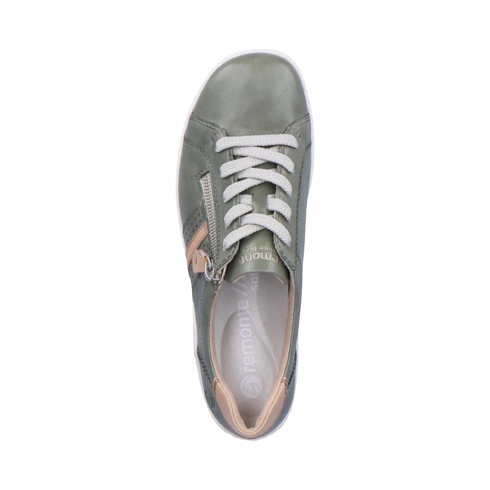 Remote Women's Liv 32 Lace Sneaker in Mint Carefree Fit Mesh   lined