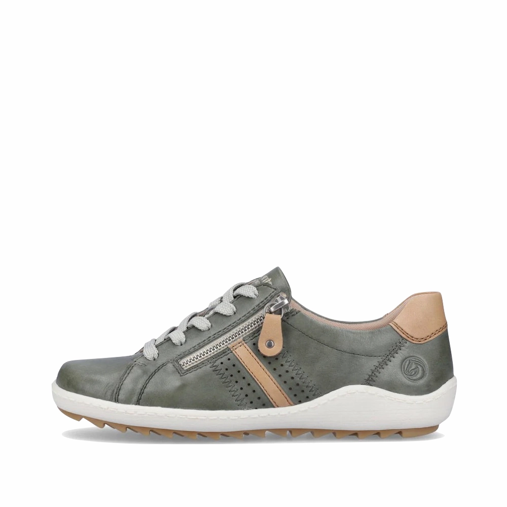 Remote Women's Liv 32 Lace Sneaker in Mint Outdoor Wear