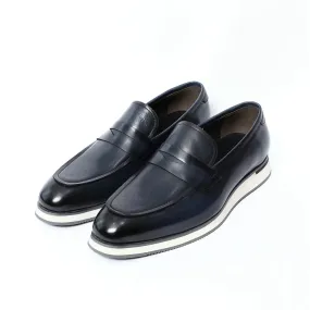 Fast Stride Grylo - Leather penny loafers sneakers sole for men