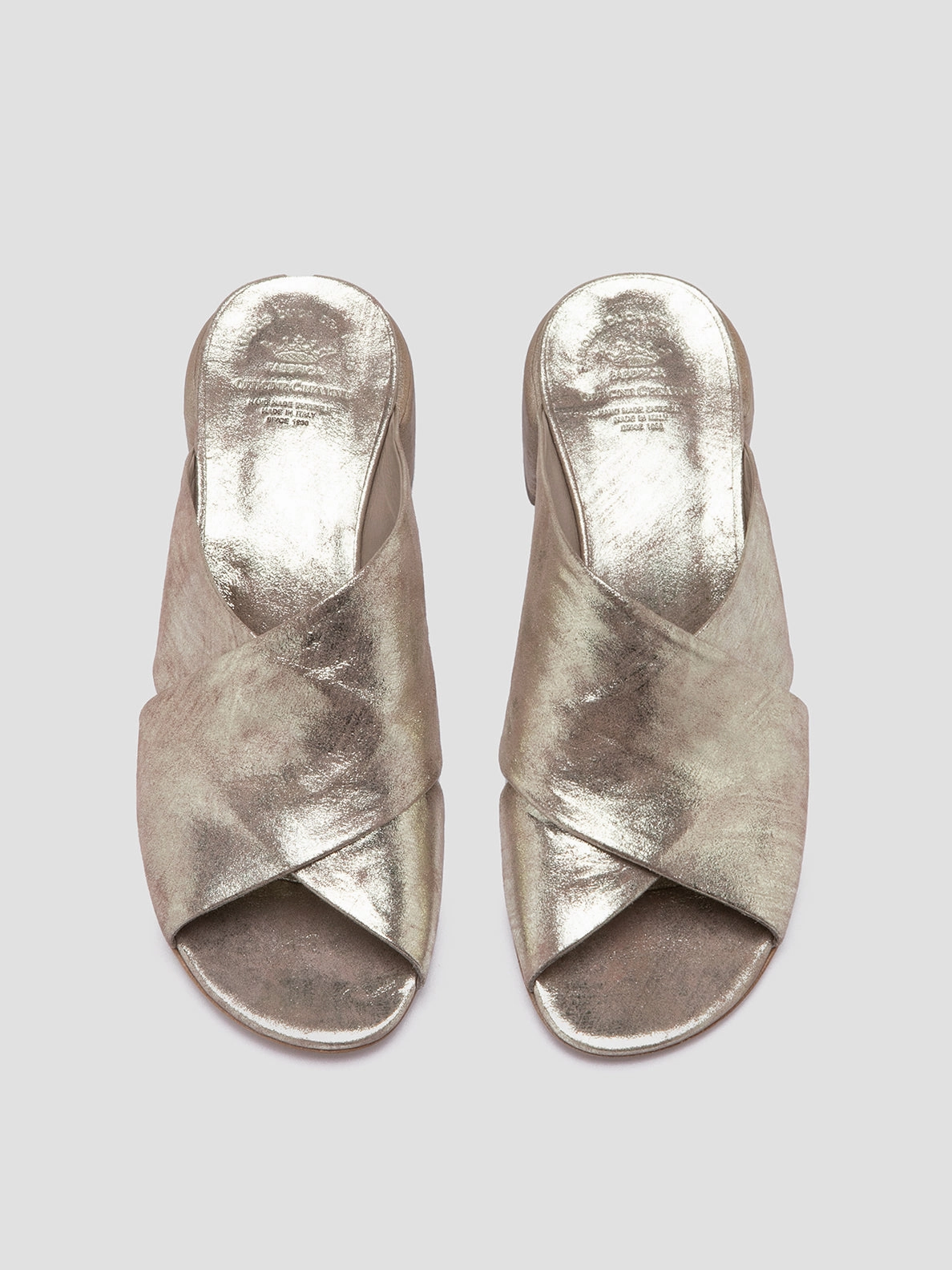 Urban Edge Boho Mood HADRY 007 - Gold Leather Slide Sandals