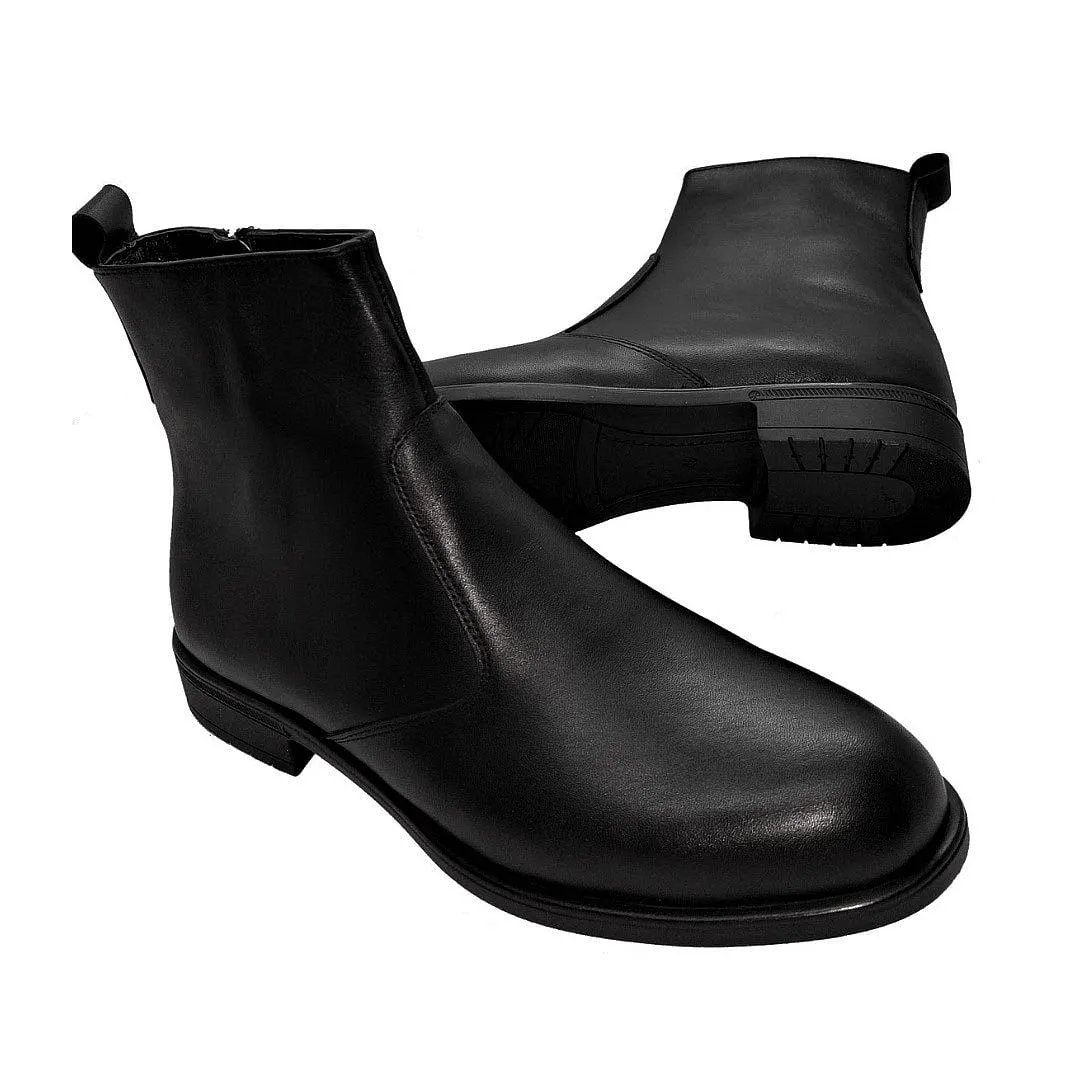 Team leader Japan Fit The Chiaro - Men's Italian Leather Dress Boots With Zipper (Signature)