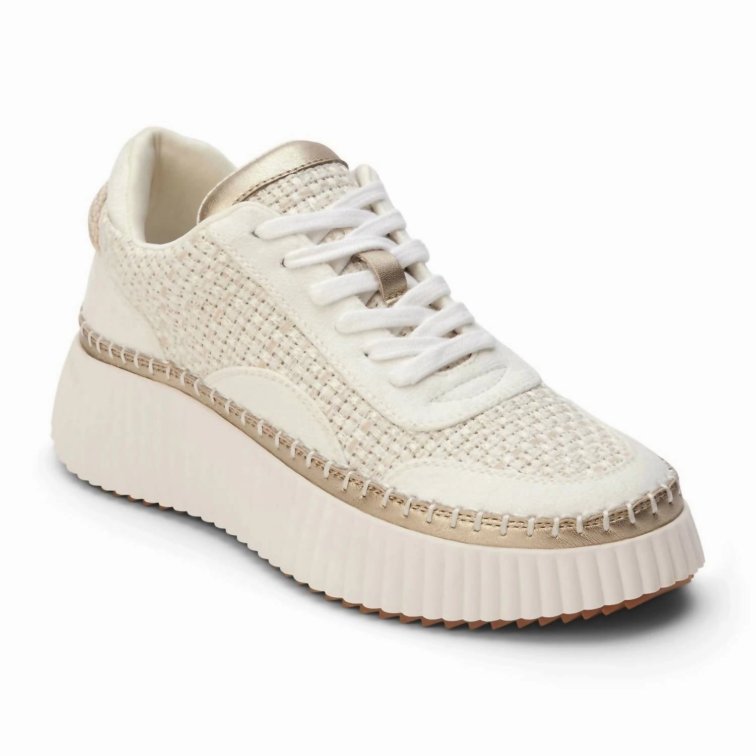 Easy Comfort Women Go To Sneakers In Natural Woven