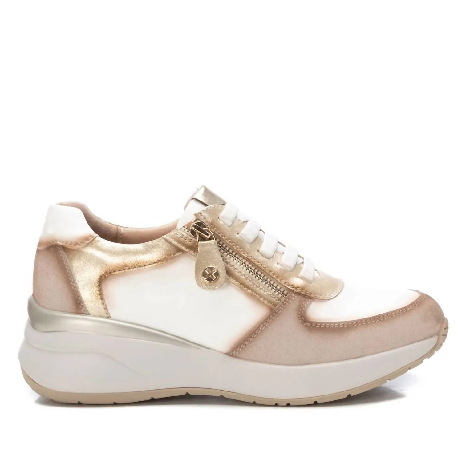 Women's Casual Sneakers In Ivory Training Pulse Slip   Resistant