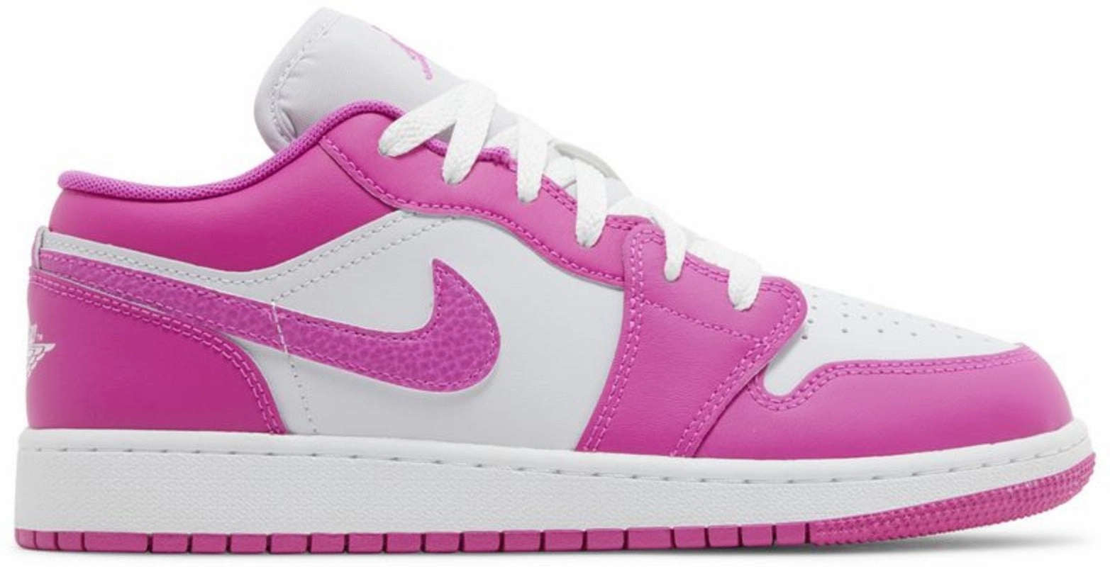 Memory Foam Padding Endurance Sole Jordan 1 Low Fire Pink Women's