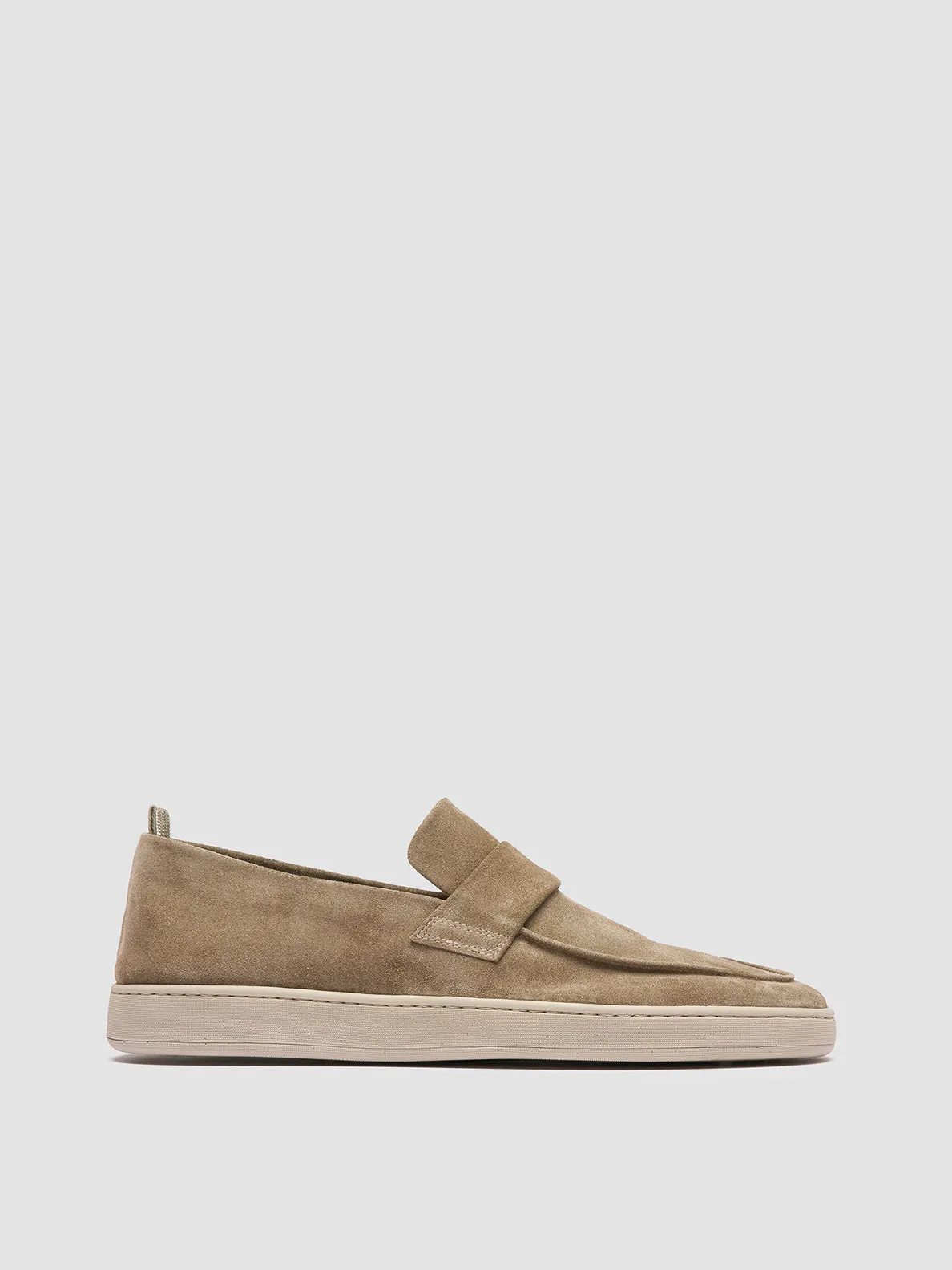 Anti Odor HERBIE 001 - Taupe Suede Penny Loafers