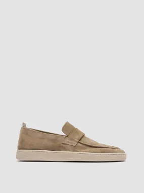 Anti Odor HERBIE 001 - Taupe Suede Penny Loafers