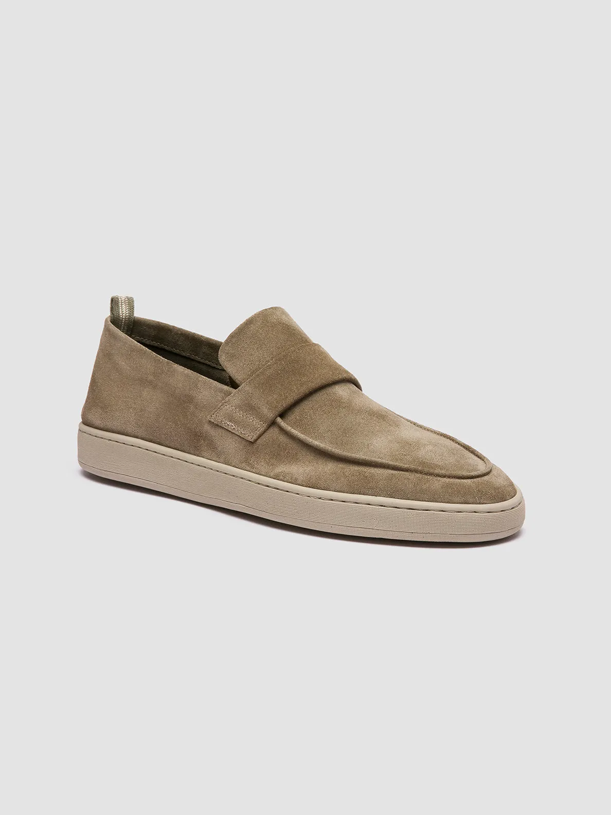 Festival Walk HERBIE 001 - Taupe Suede Penny Loafers