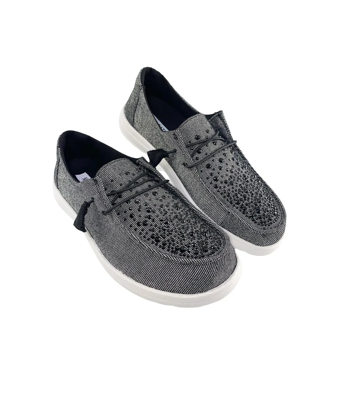 Women's Maco Water Drop Sneaker In Black Stylish Details