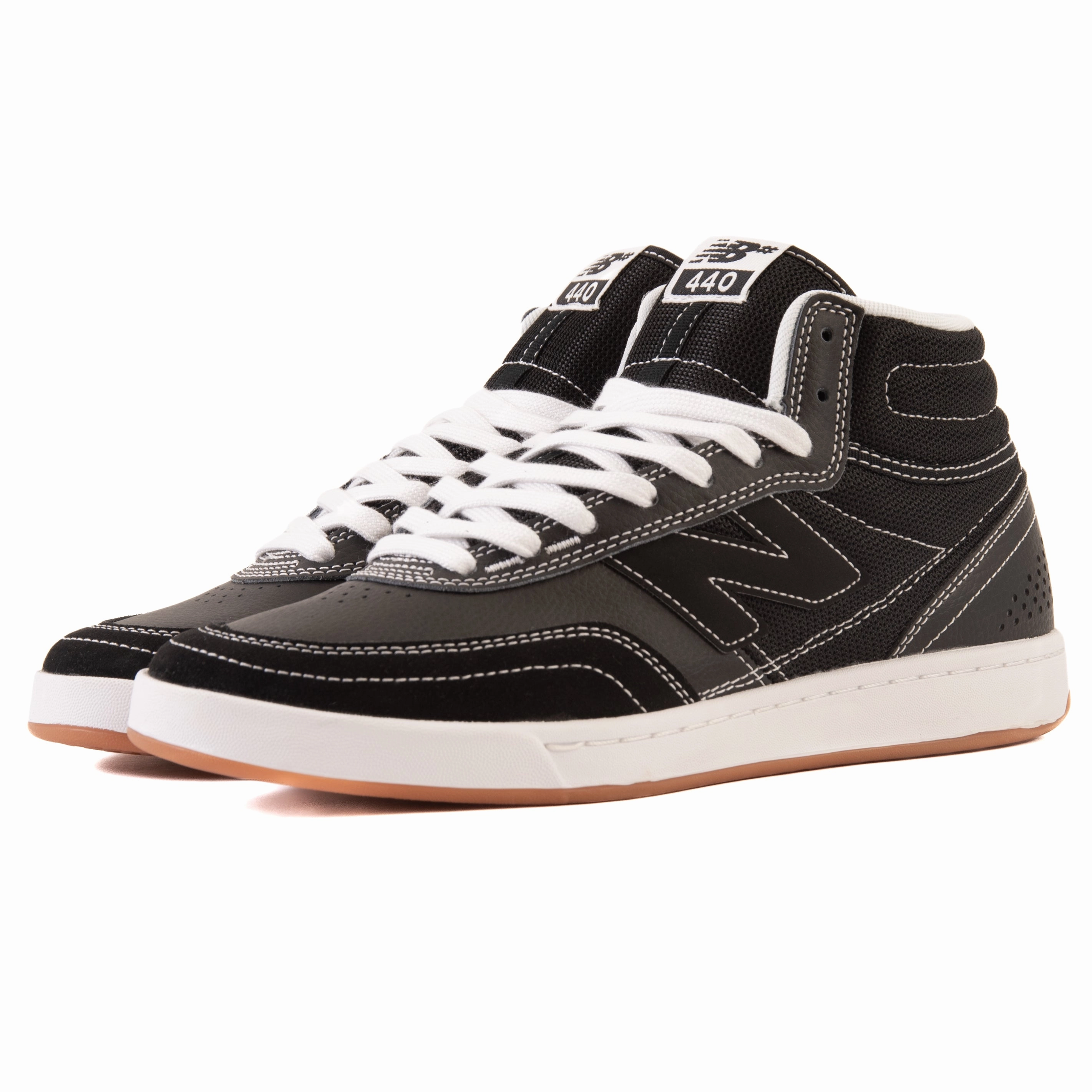 sandy beaches New Balance - 440 High V2 HBW (Black/White) *SALE