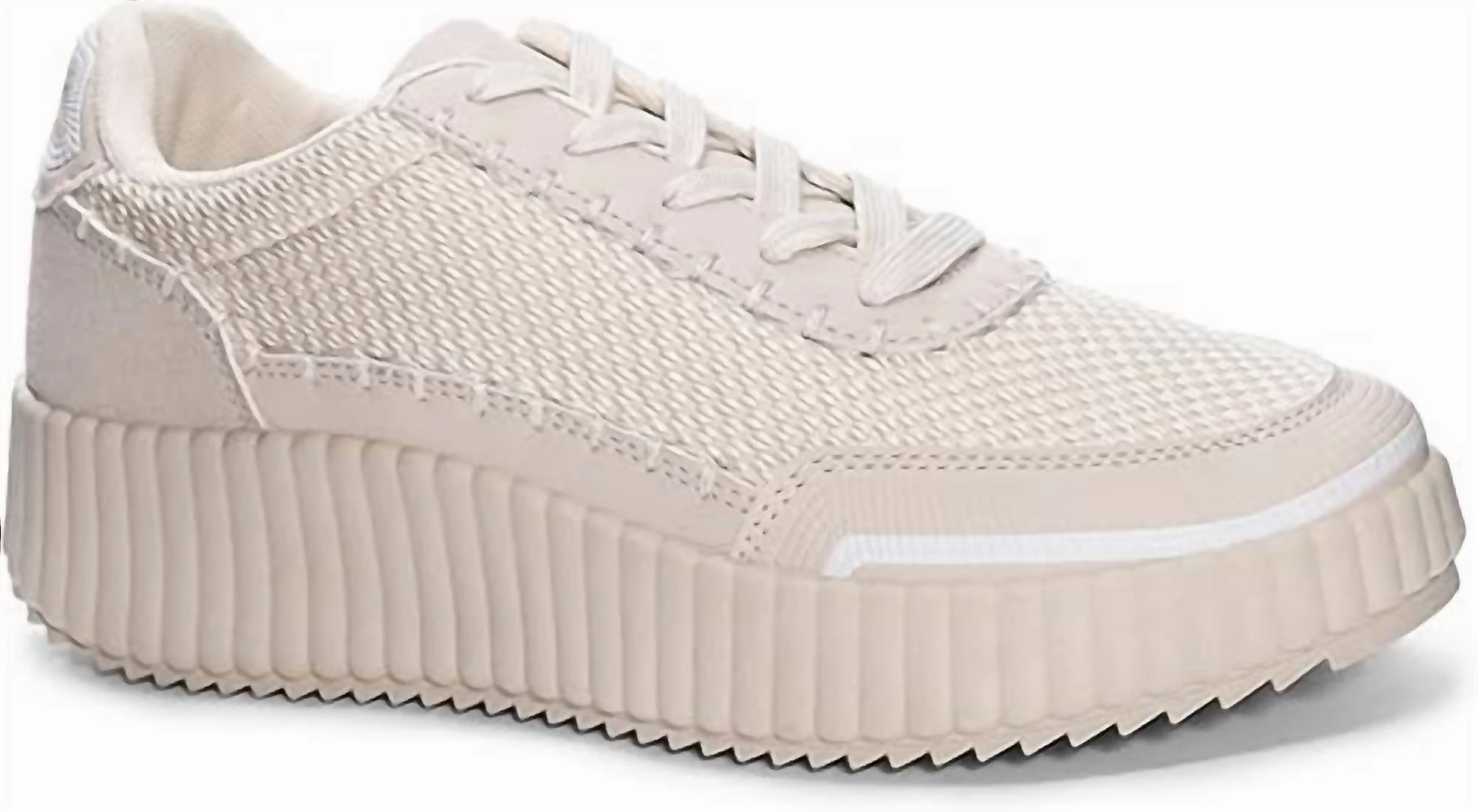 Seam Free Interior Dirty Laundry Women's Spirited Mess Sneaker In Cream