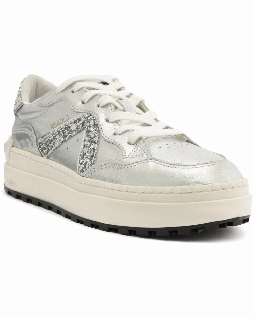 SCHUTZ St Bold Leather Sneaker Durable Fabric Bounce Sole