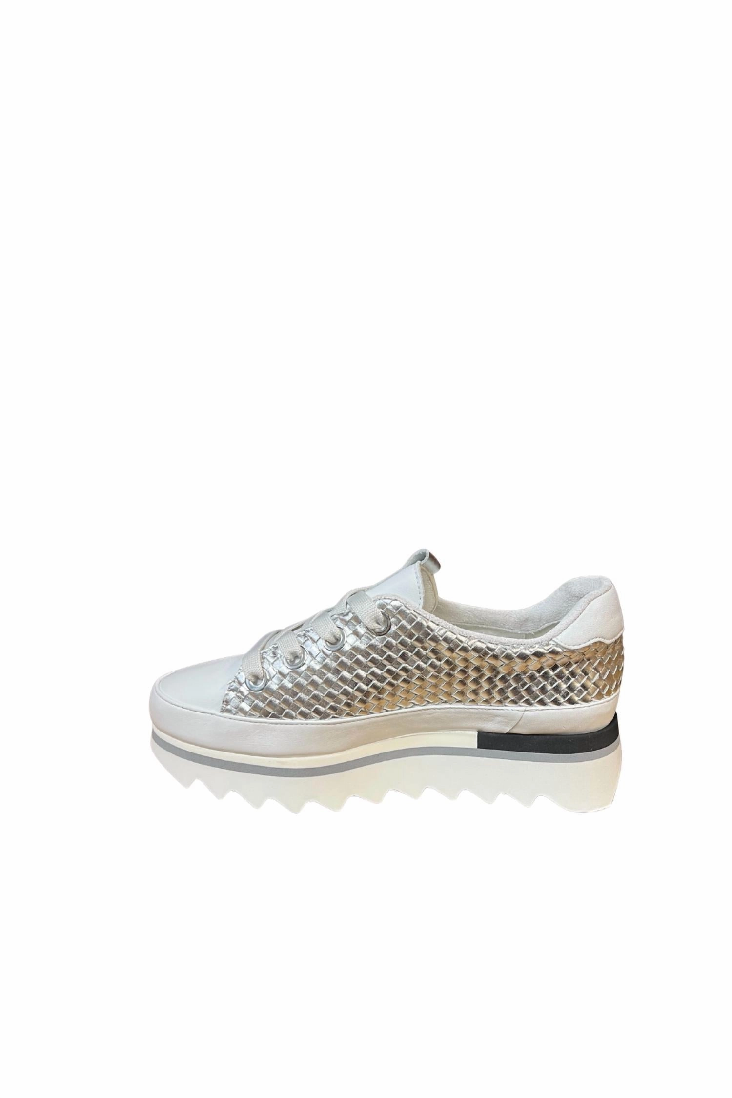 Women's Leyla Sneaker In Ice/silver Orthopedic Design