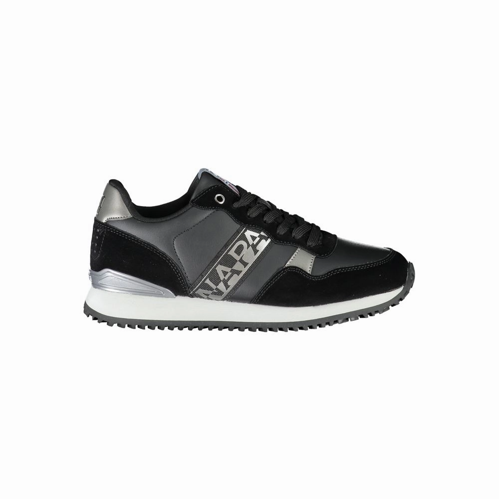 Motion Control Design Antimicrobial Napapijri Chic Lace-Up Sneakers with Contrast Women's Detail