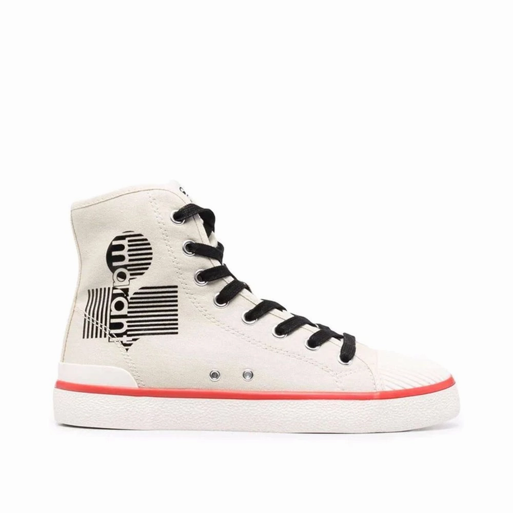 Compression Midsole Quality craftsmanship Isabel Marant Logo Canvas Women's Sneakers