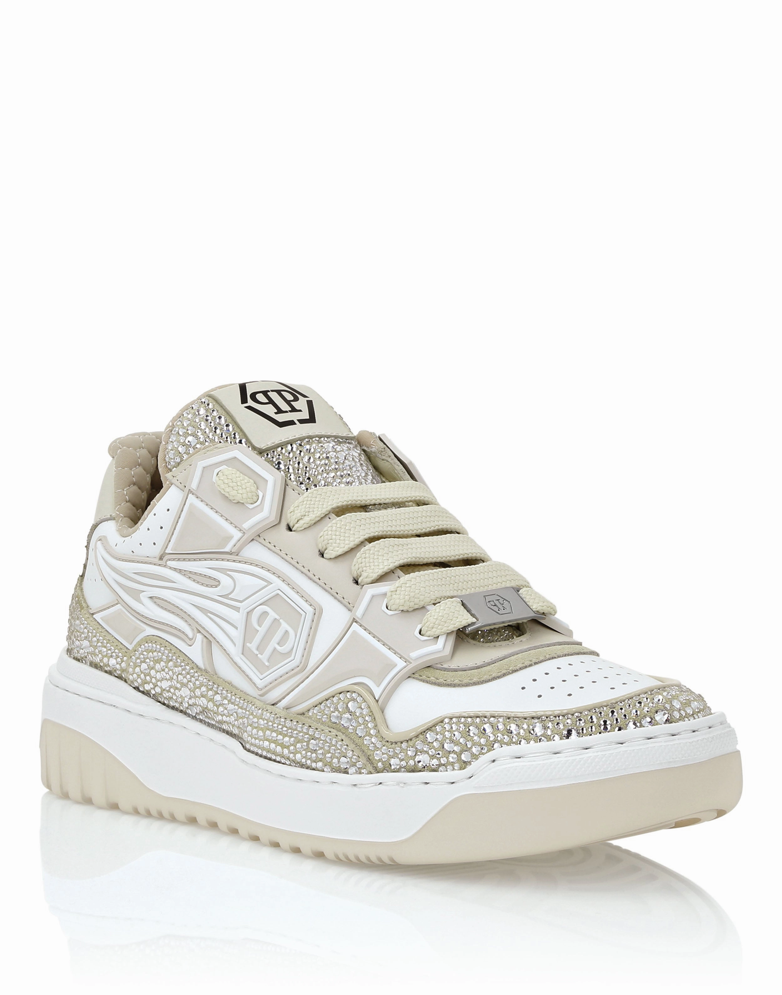 Leather Low-Top Sneakers?Moon Walker Neutral Stride Design Balanced Base