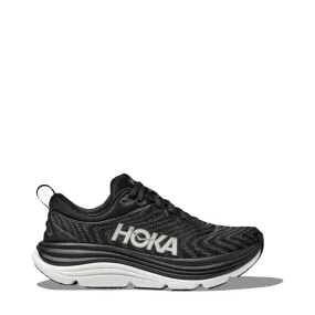 Insole Comfort Foot Focus Hoka Men's Gaviota 5 Running Sneaker in Black/White