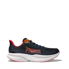 Hoka Men's Mach 6 Sneaker in Varsity Navy/Nautical Dusk Fit Support Easy Outfit