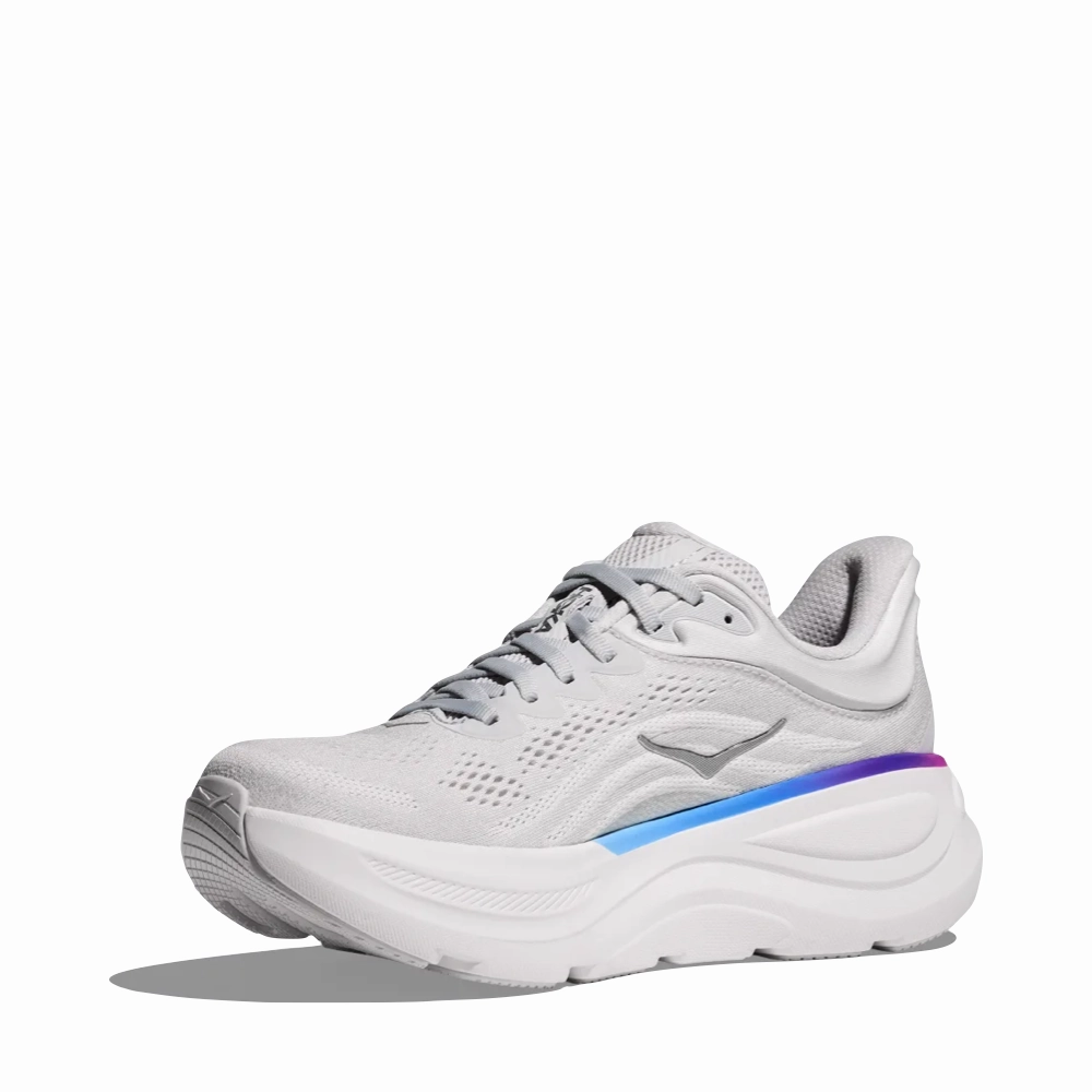 Street Move Hoka Women's Bondi 9 Sneaker in Cosmic Grey/White
