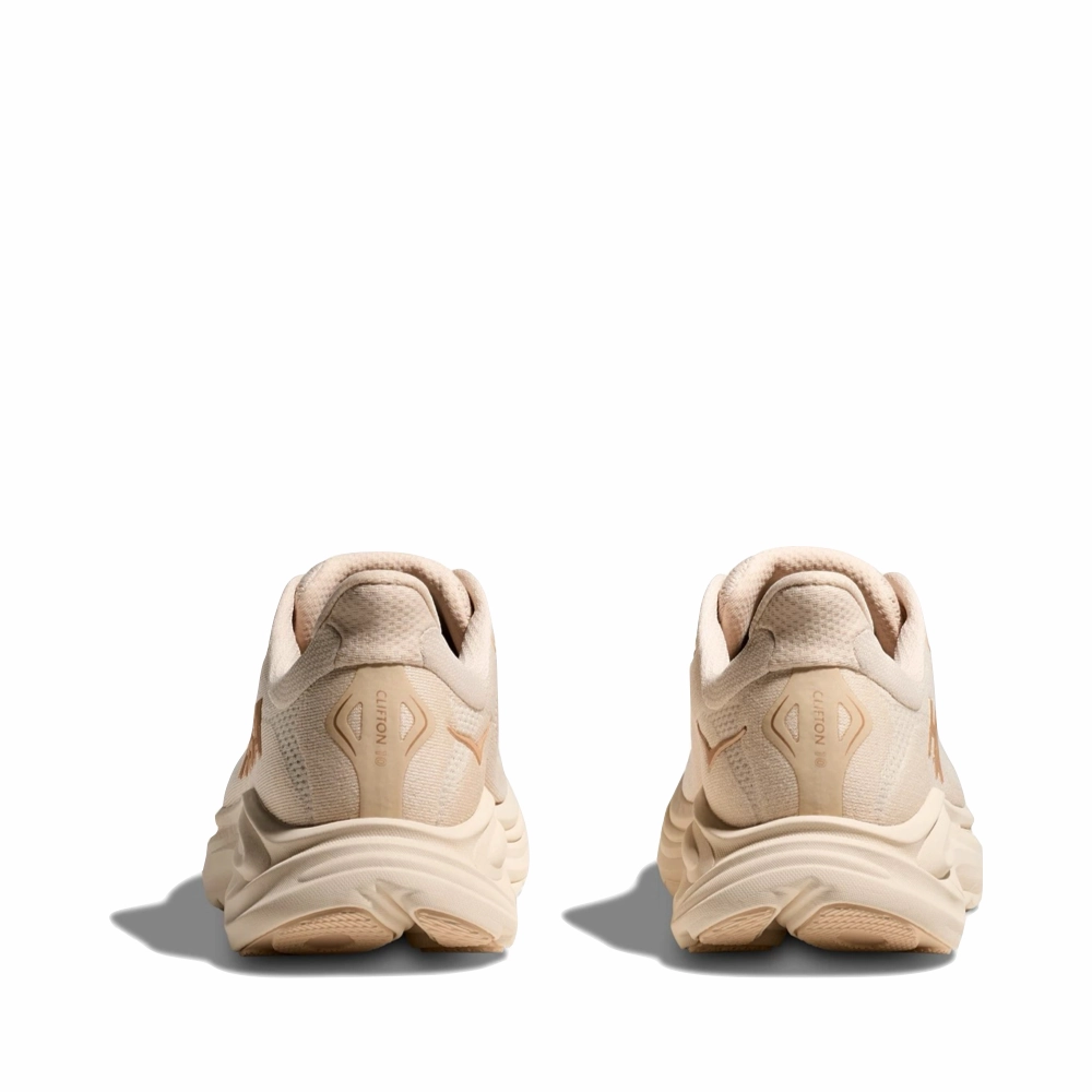 Wave Hike Hoka Women's Clifton 10 Sneaker in Vanilla/Birch