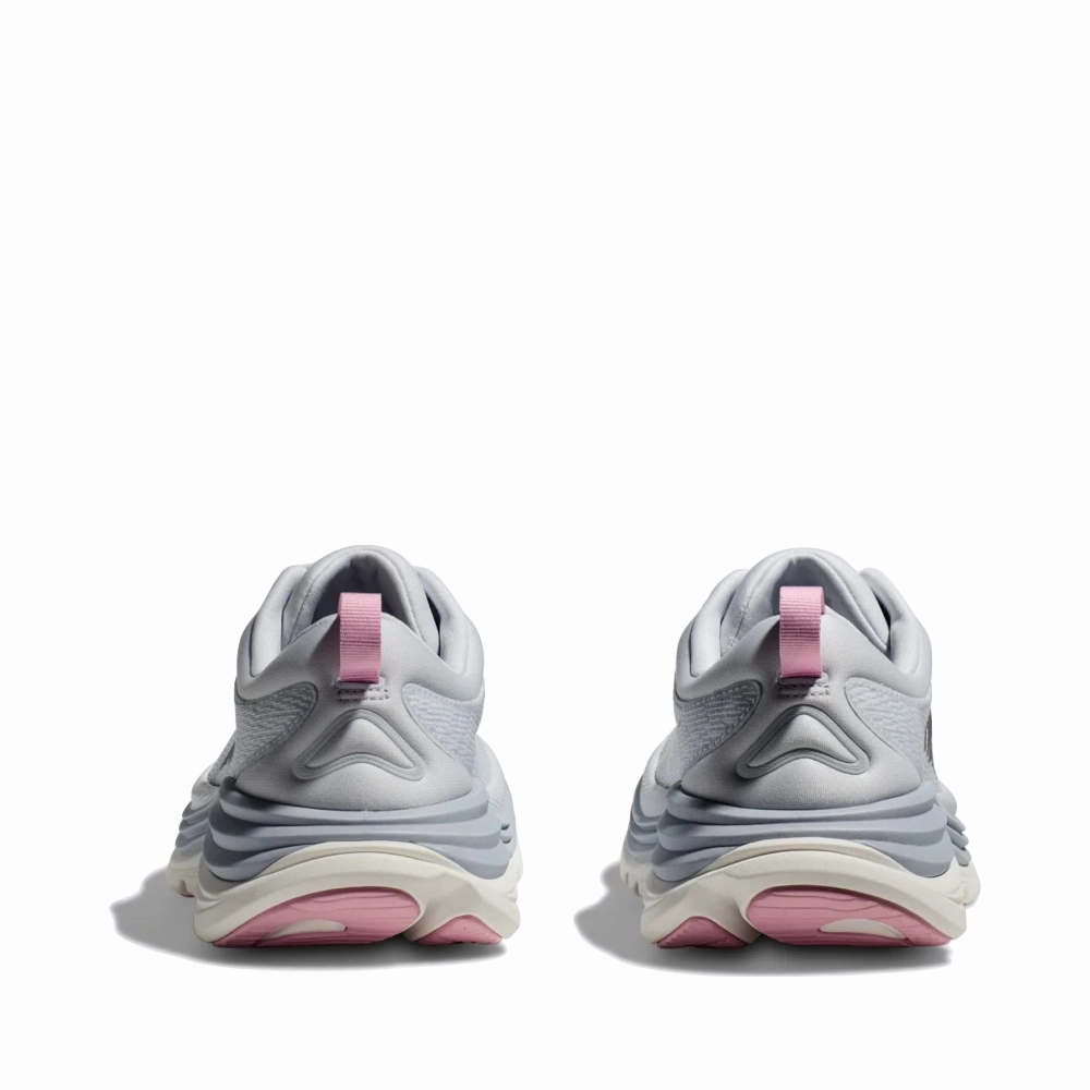 Hoka Women's Gaviota 5 Running Sneaker in Sea Ice/Pink Twilight AdjustableStrap Simple Match