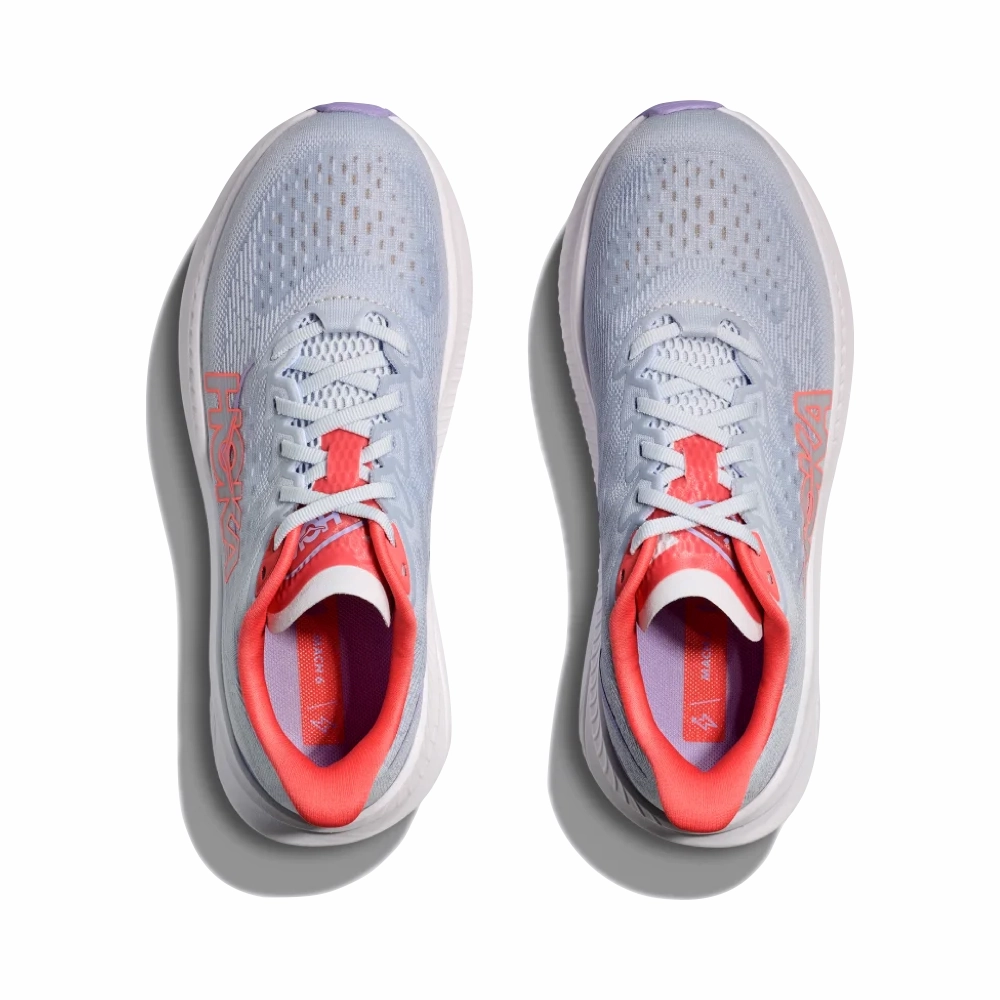 Hoka Women's Mach 6 Sneaker in Pale Dusk/Gull RecycledMaterial