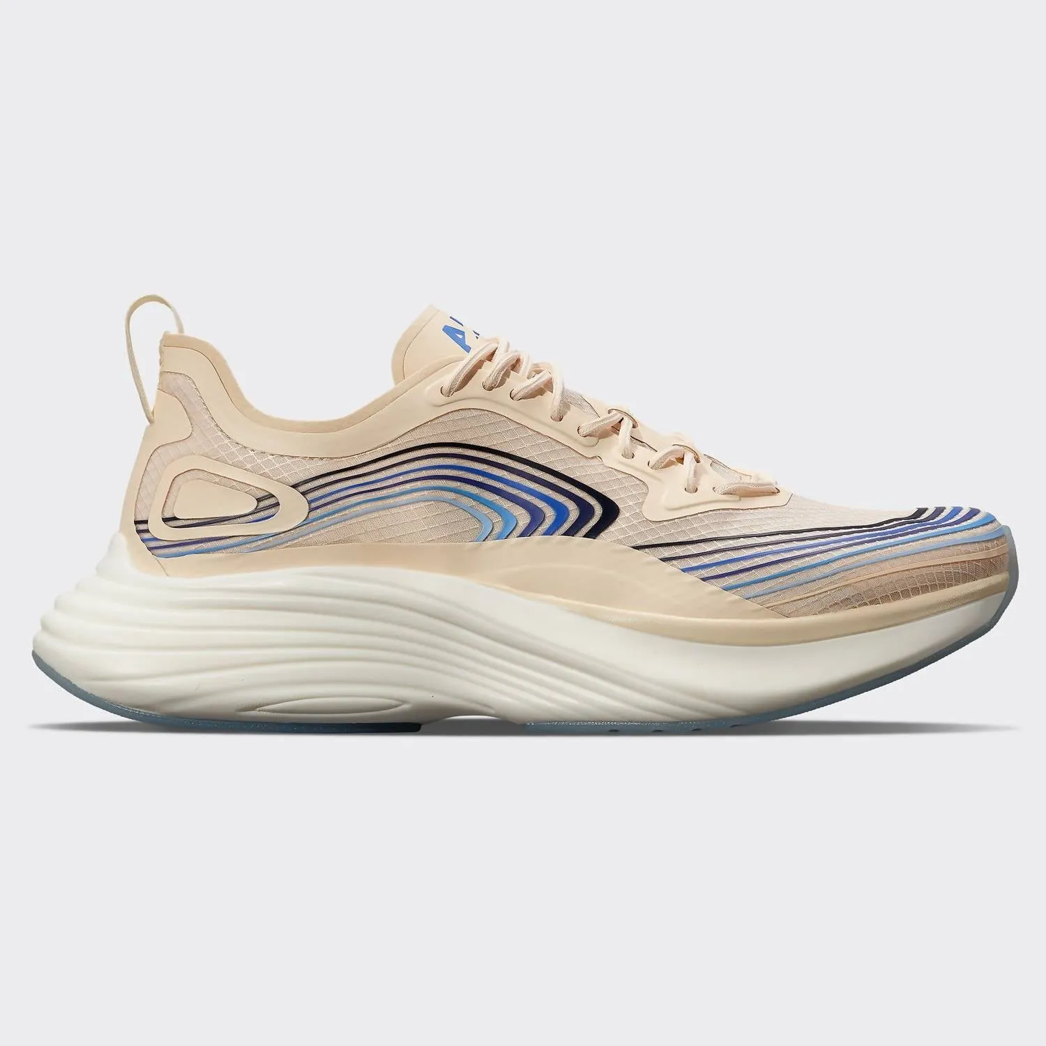 Women's Streamline Sneakers In Alabaster / Blue / Multi Running Shoes