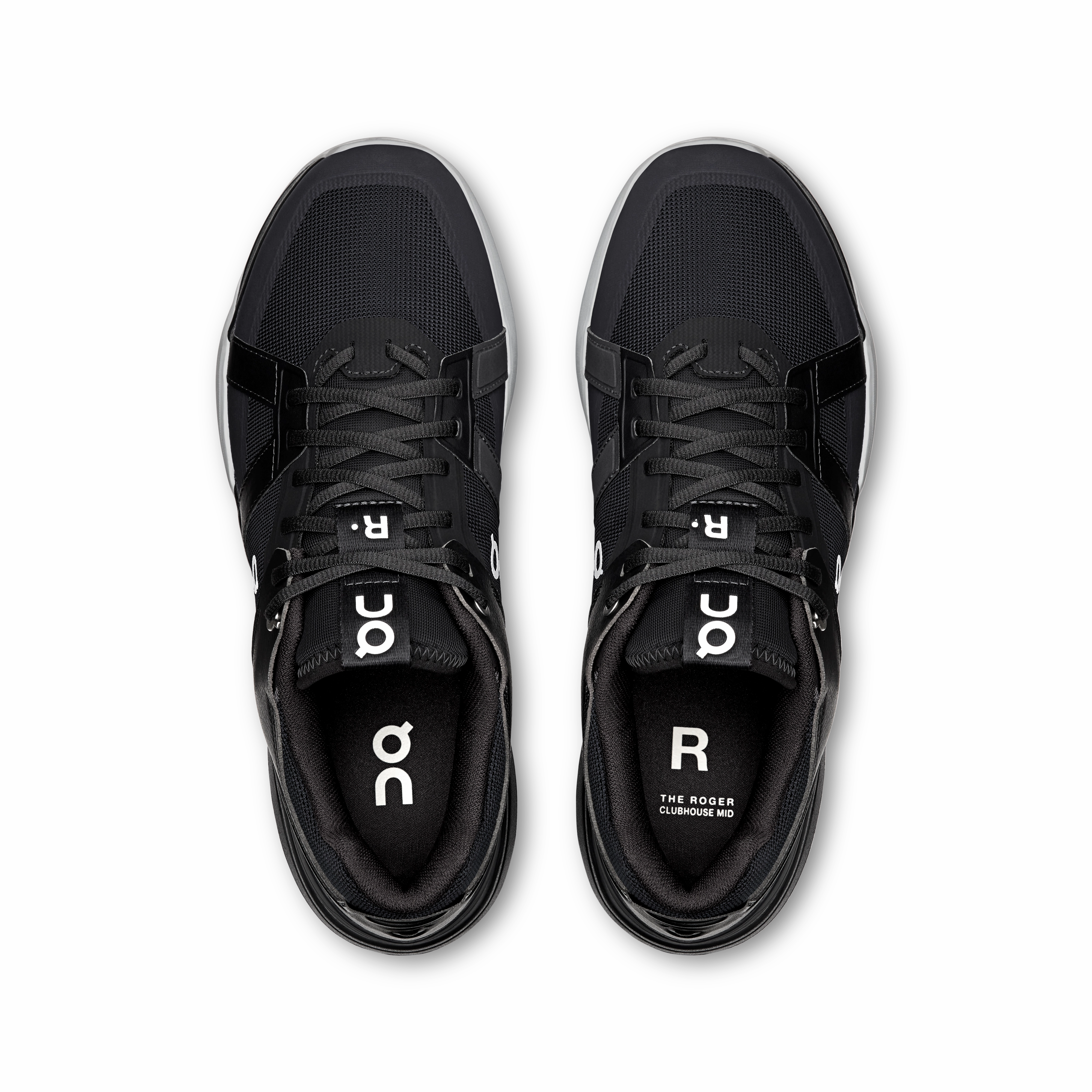 Wave Spring Plate On Running Men's The Roger Clubhouse Pro Shoes - Black / Glacier