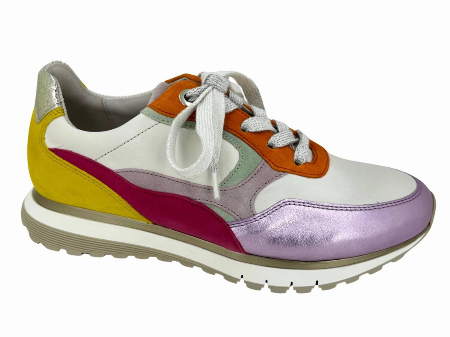 Hyperelastic Response Easy Wear Women's Sneakers 6-375-68 In Orange/multi