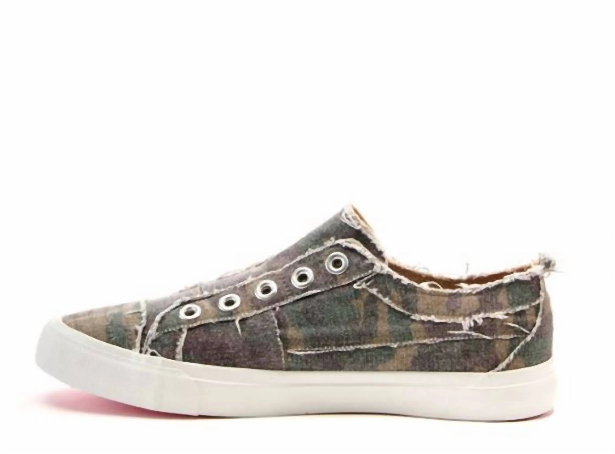 Temperature Regulating Liner All Day Distressed Slip-On Sneaker In Camo