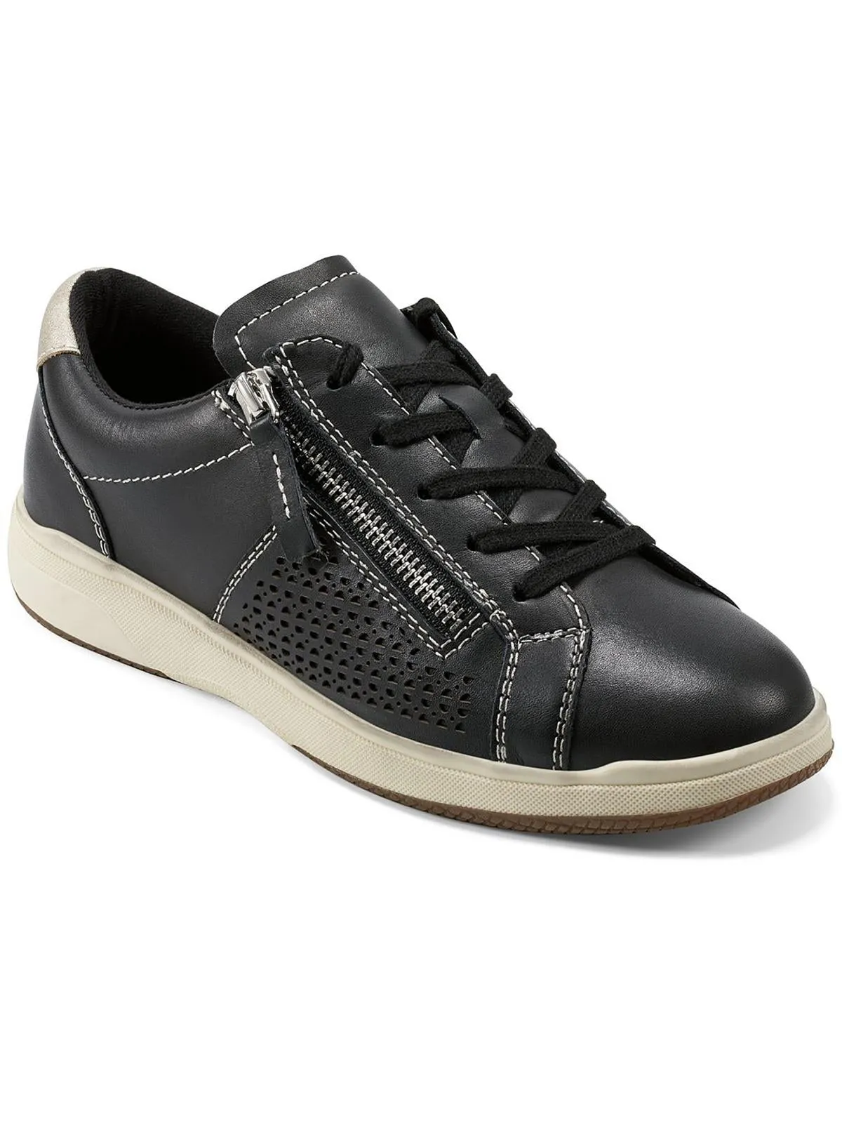 Netta Womens Leather Lifestyle Casual and Fashion Sneakers Casual Wear