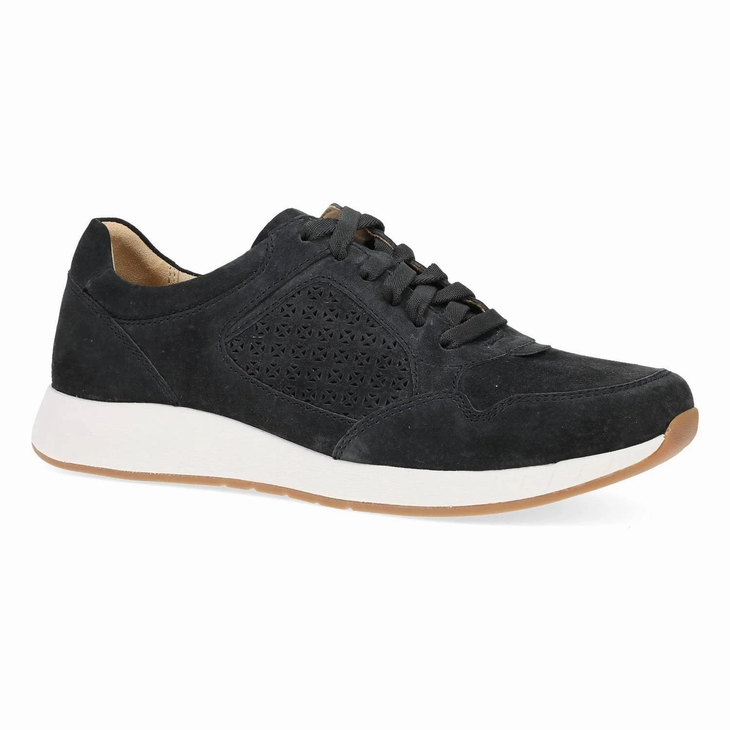 Women's Catie Sneaker In Black Flex Fit Reinforced Heel Counter